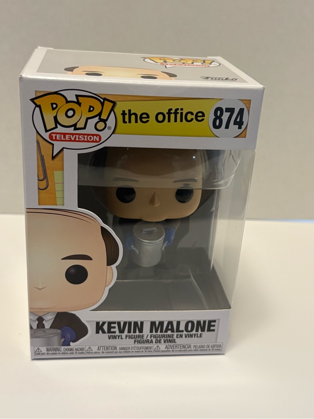 Funko Pop! The Office Kevin Malone Vinyl Figure - White, Yellow, Blue